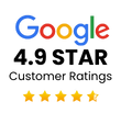 Google 4.9-star customer rating